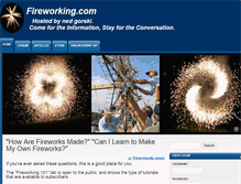 Tablet Screenshot of fireworking.com